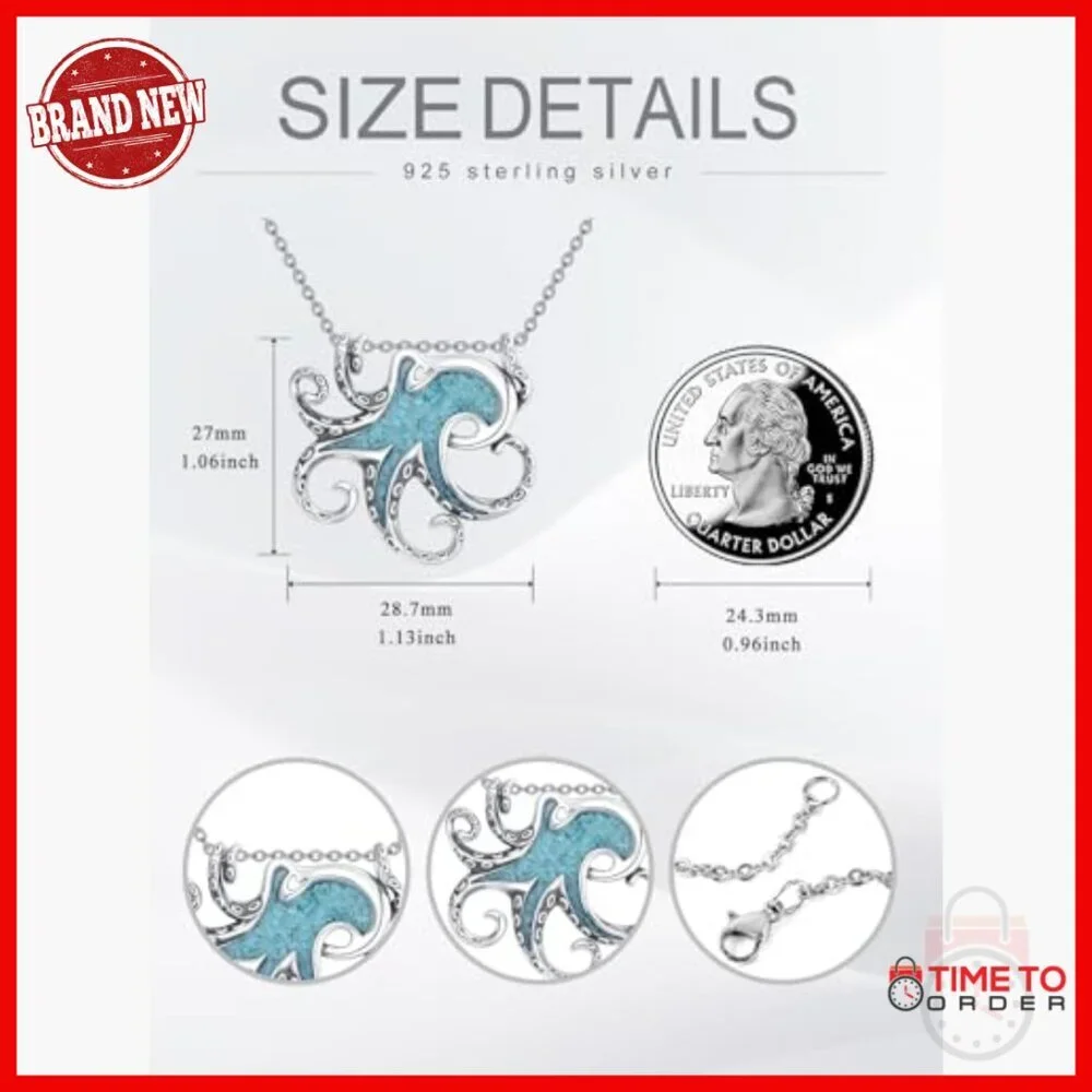 Sterling Silver Pendant Necklace with Animal Designs for Women and Men